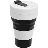 VFM e-Store Collapsible Travel Cup, Spill Proof Pop Up Grande (Black) in Black