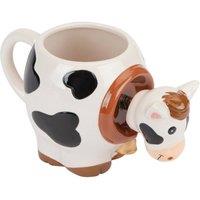 VFM e-Store Shaking Cow Wobble Mug Funny Hot Drink Cup Multi 11cm x 10cm | Size: 11 cm x 10 cm