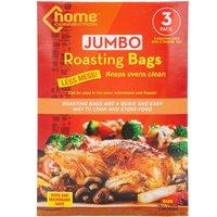 VFM e-Store 3 Jumbo Size Roasting Bags in Clear