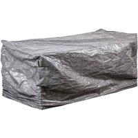 VFM e-Store Waterproof Outdoor Garden 2-Seater Bench Cover in Grey