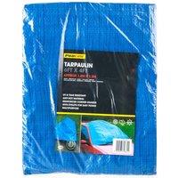 VFM e-Store 6ft x 4ft Tarpaulin Blue Multipurpose Cover With 6 Eyelets ProLine