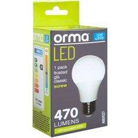 VFM e-Store Cool White 5W Screw Base Classic LED Frosted Light Bulb Orma