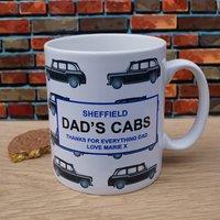 Uniqueful Personalised Dads Cabs Mug Thank You Dad in White | Size: 1 Pack