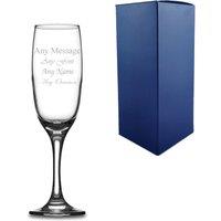 Uniqueful Personalised Engraved Imperial Champagne 7.5oz Flute Friend Birthday in Clear | Size: 1 Pack