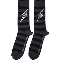 Metallica Lightning M Band Logo Ankle Socks in Grey