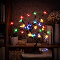 simpa Cherry Blossom Bonsai Style Tree 32LED Battery Operated Lamp