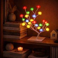 simpa Rose Bonsai Style Tree 32LED Battery Operated Lamp