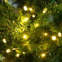 Voltico 50 LED Solar String Lights Outdoor Garden Lights 3 Colours in Gold