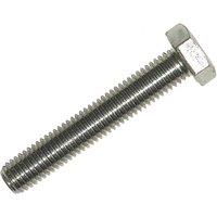 Metalmate High Tensile Set Screws, Zinc Plated in Metallic Silver