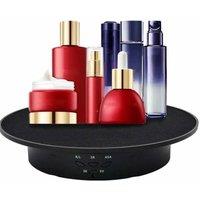 Nordara 360 Electric Rotating Turntable Photography Display Stand UK in Black