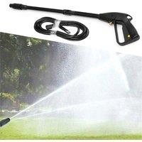 SPETLEK High Pressure Power Washer Spray Gun 160 Bar with 2 Lance Nozzles in Black
