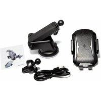 SPETLEK 30W Automatic Clamping Wireless Car Charger Fast Charging Phone Mount in Black