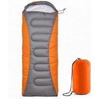 Nordara Sleeping Bag for Camping Hiking & Outdoor Adventures in Orange