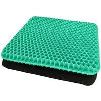 Nordara Extra Thick Honeycomb Gel Seat Cushion for Office/Car in Green