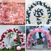 Nordara Adjustable Balloon Arch Kit Column Stand Wedding Party Decor in Black