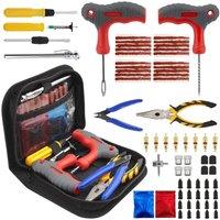SPETLEK Tubeless Tyre Puncture Repair Kit for Motorcycle Car Van
