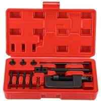 SPETLEK 13pcs Motorcycle Bike Chain Splitter Breaker Link Tool Kit in Black