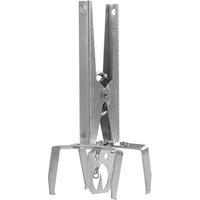 SPETLEK 5 Pack Mole Claw Scissor Traps for Garden Pest Control in Metallic Silver
