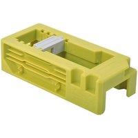 SPETLEK Adjustable Door Hinge Routing Jig for Router Installation Guide in Yellow