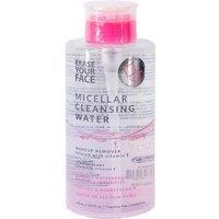 Erase Your Face Women's Micellar Cleansing Water 500ml in Clear