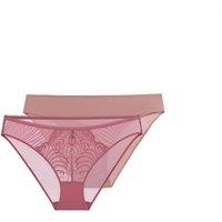 Dorina Women's Lincoln Pink Brief 2 Pack | Size: Medium