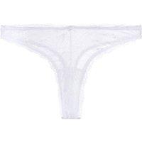 Dorina Women's Perfect Lace White Thong | Size: Small