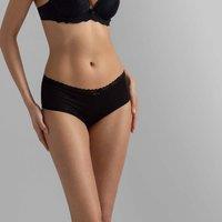 Dorina Women's Essential Cotton Black Brief 3 Pack | Size: Medium