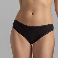 Dorina Women's Essential Cotton Black Brazilian 3 Pack | Size: Small