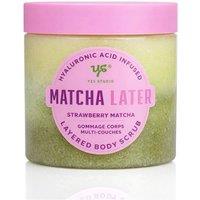 Yes Studio Women's Triple Layered Body Scrub - Strawberry Matcha in Green