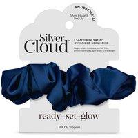 Silver Cloud Women's Satin+ Oversized Scrunchie Santorini Navy