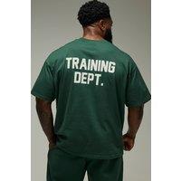 Training Dept. Men's Training Dept Oversized T-shirt in Green | Size: Medium