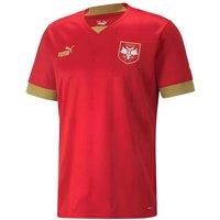 Serbia Men's Mens 2022 2023 Home Shirt in Red | Size: Large