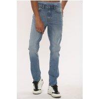 Voi London Men's Taper Fit Motion Stretch Jeans in Light Blue | Size: 30R