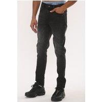 Voi London Men's Taper Fit Motion Stretch Jeans in Black | Size: 30R