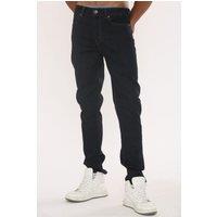 Voi London Men's Taper Fit Motion Stretch Jeans in Dark Indigo | Size: 28R