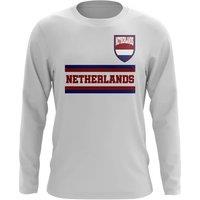 Newcastle United FC Men's Mens Core Football Country Long Sleeve T-Shirt White | Size: 2XL