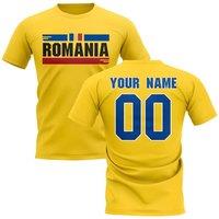 Romania Men's Mens Fan Football T-Shirt Yellow | Size: XL