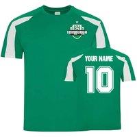 Hibernian FC Men's Mens Your Name Sports Training Jersey Green | Size: Small