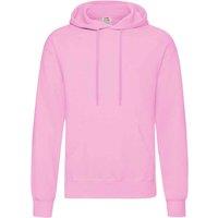 Fruit of the Loom Men's Classic Hooded Sweatshirt in Light Pink | Size: 2XL