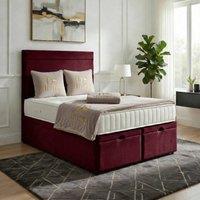 DS Living Majesty Maroon Ottoman Bed | Size: Single