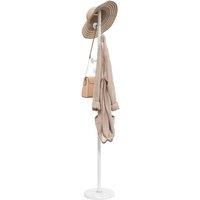 Berkfield Home Coat Stand White 176 cm Powder-coated Iron