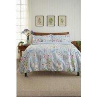 Deyongs Moore Lane Cotton Printed Duvet Set in Blue | Size: King