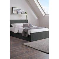 Julian Bowen Maine Ottoman Storage Bed in Dark Grey | Size: Double