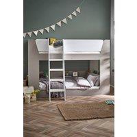 Julian Bowen Parsec Bunk Bed in White | Size: Single