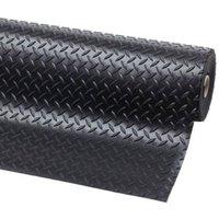 Ark Mat Rubber Flooring Matting - 1.8m x 2m x 3mm - Willow Pattern in Black