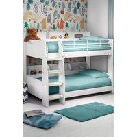 Julian Bowen Domino Bunk Bed in White | Size: Single