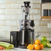Cooks Professional Slow Masticating Juicer - Cold Press Fruit & Veg Juice Extractor in Black