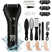 Havendro Electric Foot Dead Skin Grinder Callus Remover Tool Set in Black