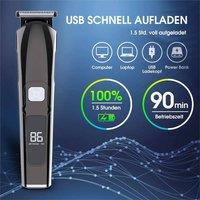 Nordara Cordless Men's Grooming Kit Beard & Body Hair Trimmer Rechargeable in Black