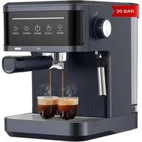 Nordara 20 Bar 1.8L Coffee Machine Espresso Maker with Milk Frother in Black